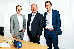Dr.-Ing. Stefan Vonderschmidt, Dr. Reiner Vonderschmidt und Dipl.-Psych. Andreas Vonderschmidt (from left)